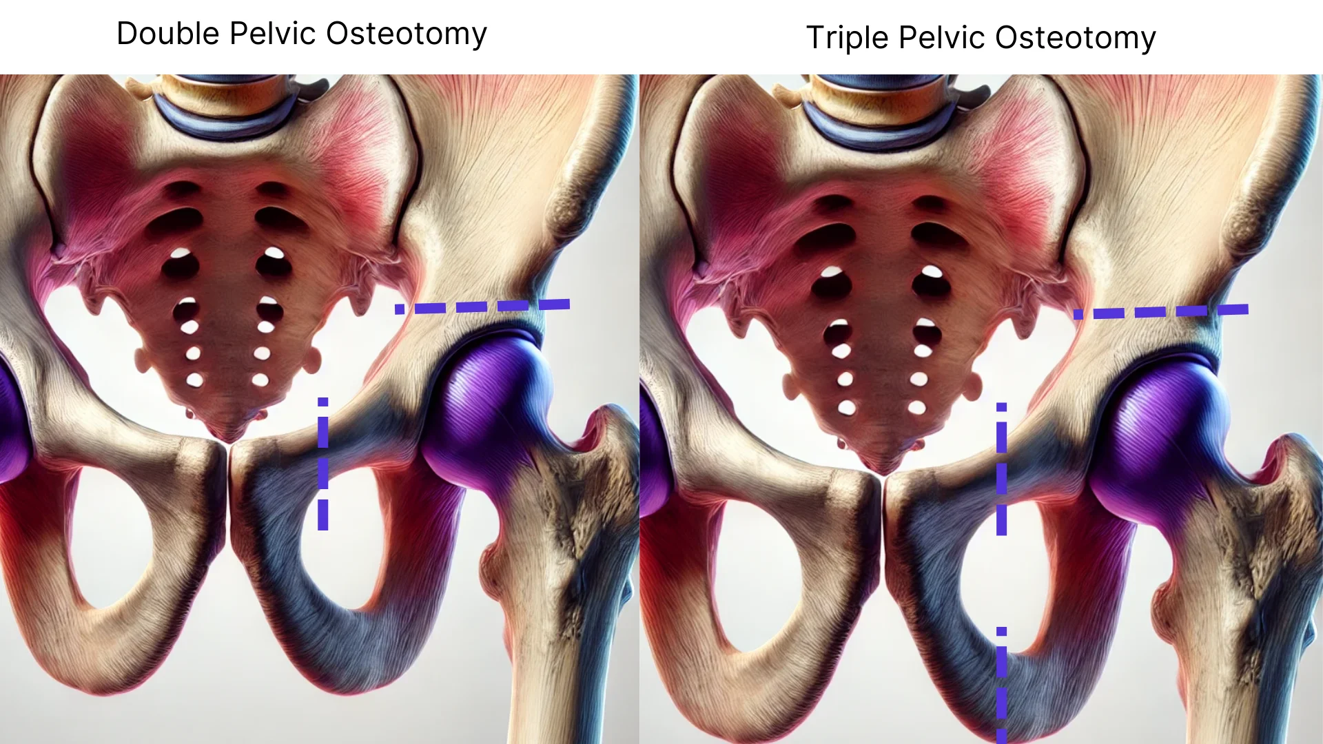 Double or Triple Pelvic Osteotomy (DPO/TPO):